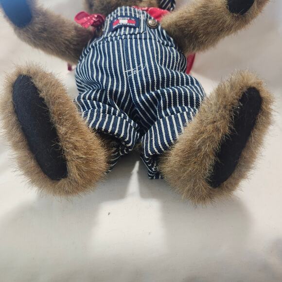 ELMER O BEARROAD Bear Boyds Bears 12in  Railroad Train Engineer B27 - Picture 5 of 8
